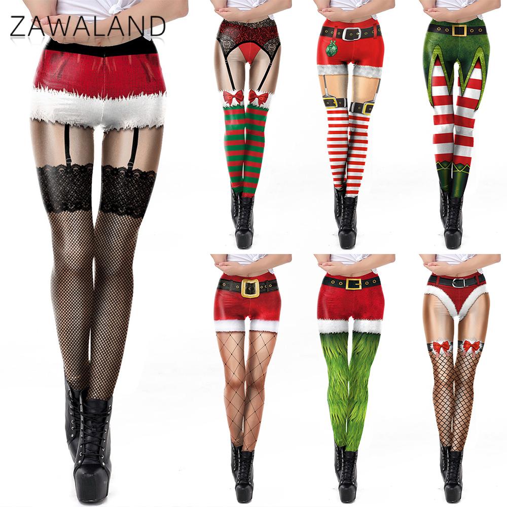Zawaland Christmas Yoga Leggin - Women'S Red Accessories 评论和价格