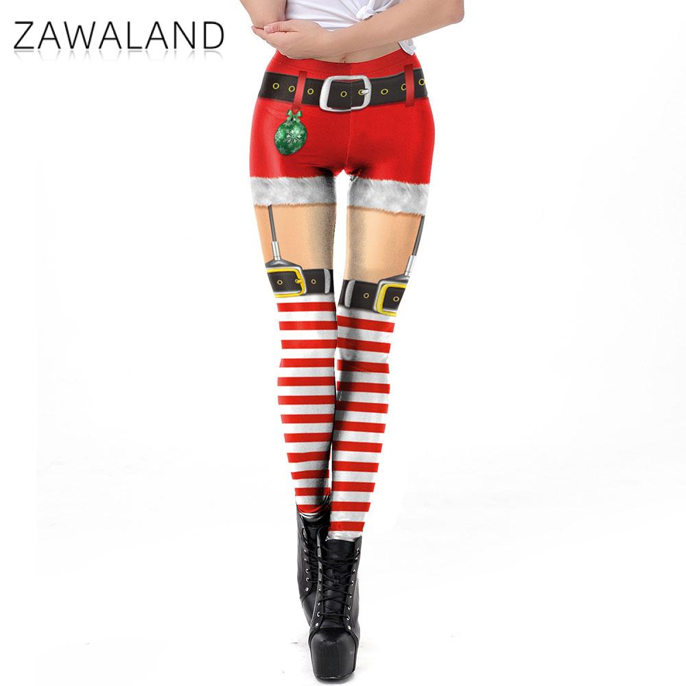 Zawaland Christmas Yoga Leggin - Women'S Red Accessories 评论和价格