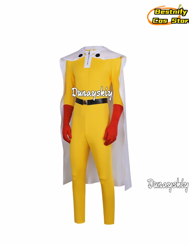 Saitama MAN Cosplay Jumpsuit C - Women'S Red Accessories 评论和价格