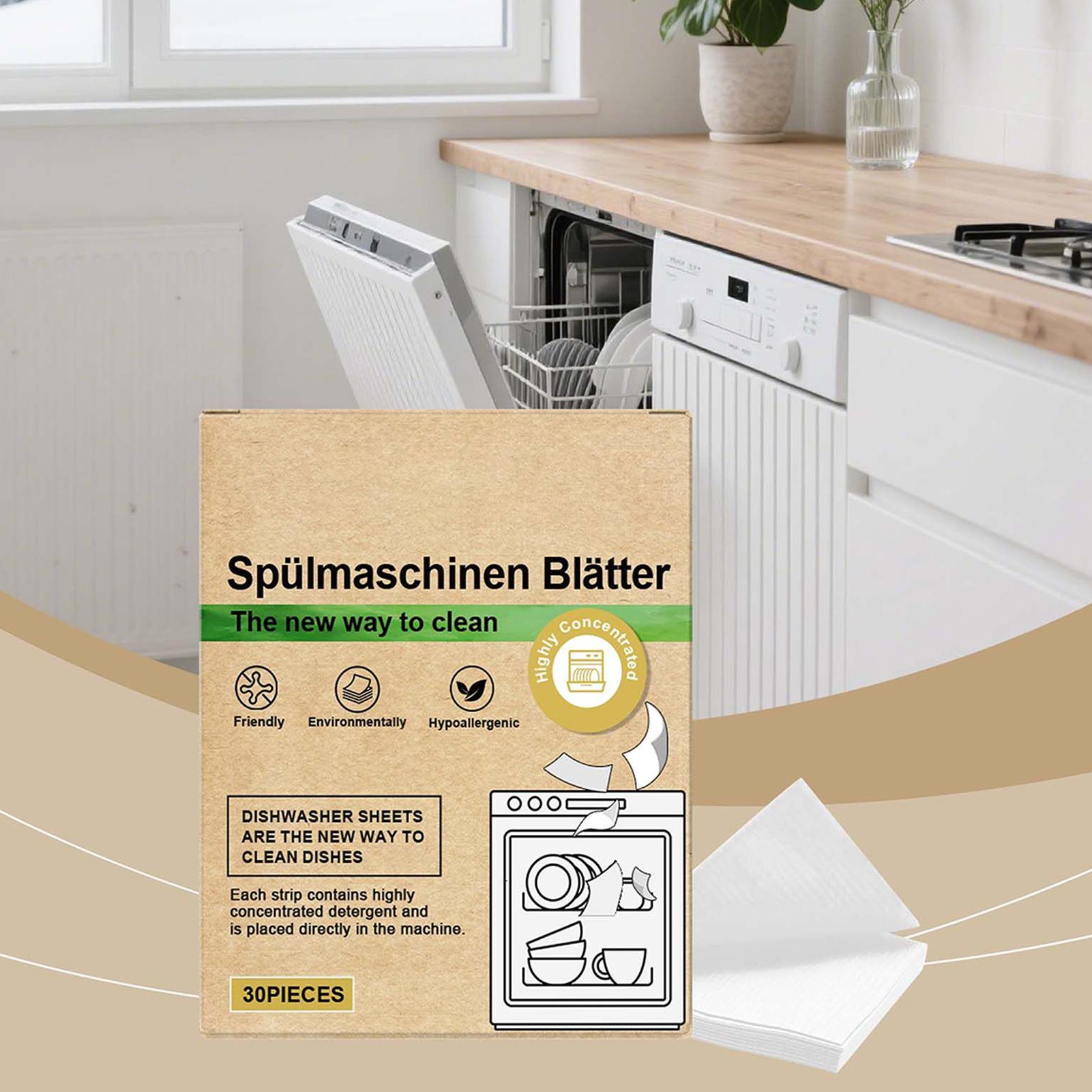 Dishwasher Cleaning Sheets Eff - Women Kitchen Accessories 评论和价格