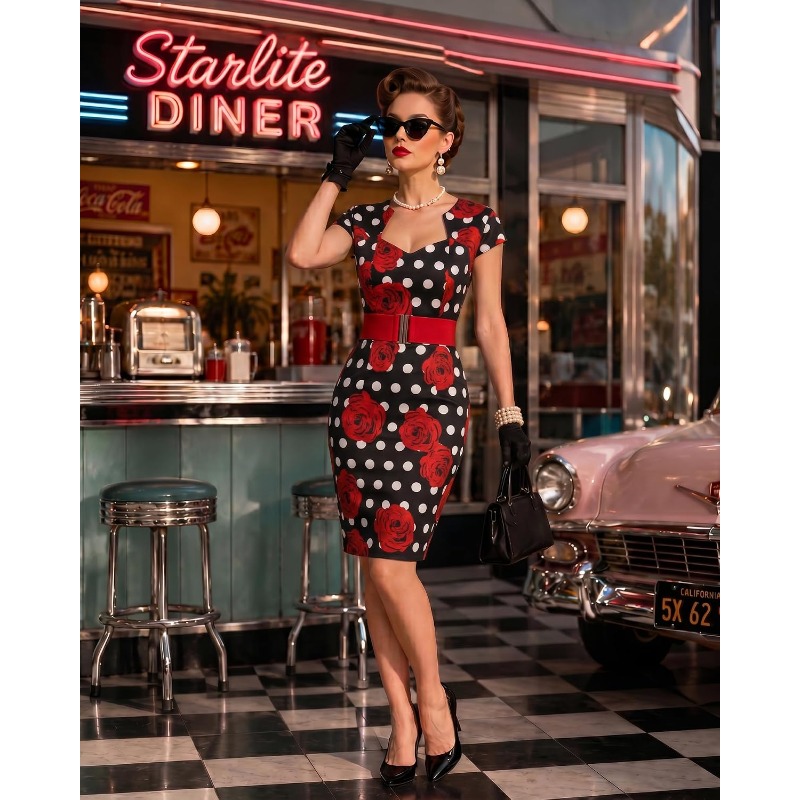 10PCS/SET Ladies Retro 1950s D - Women'S Accessories In The 1950S 评论和价格